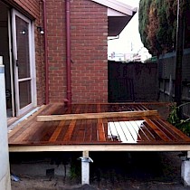 Timber Decking During Construction